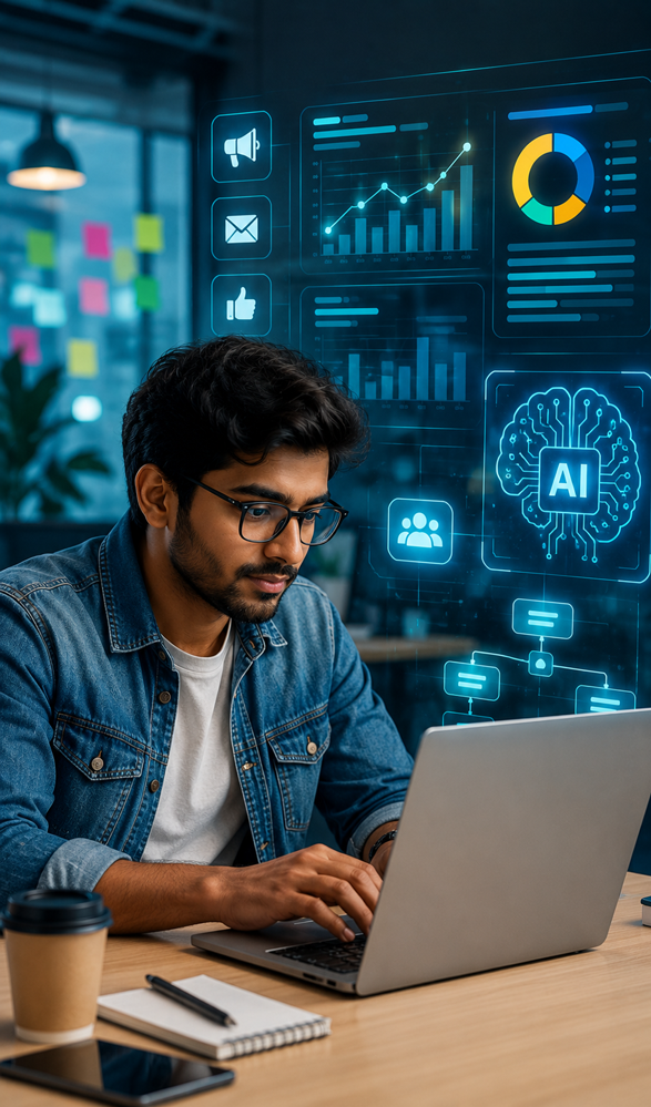 Digital Marketing + AI Automation combo course
