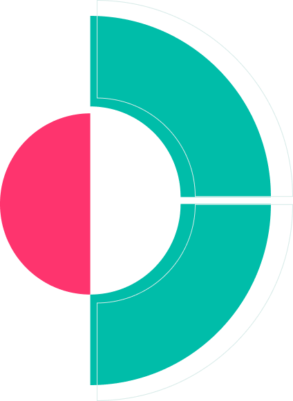 Decorative circle background